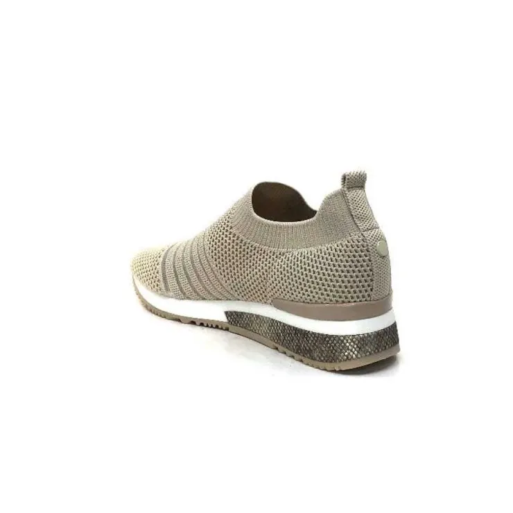 Ivoire0317a Ivoire 210.1377 Textile Beige*Femme Baskets