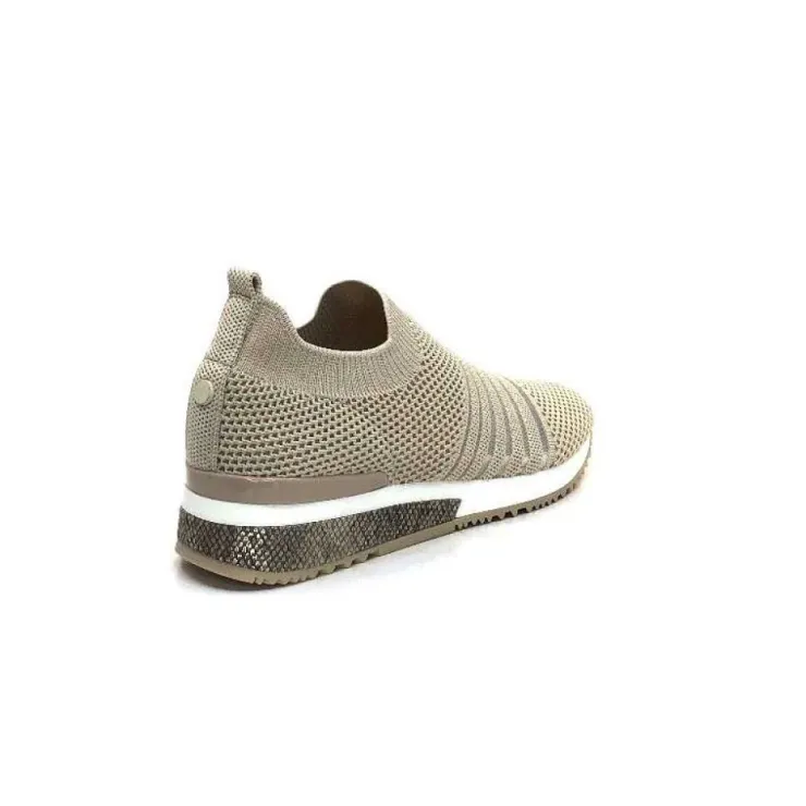 Ivoire0317a Ivoire 210.1377 Textile Beige*Femme Baskets