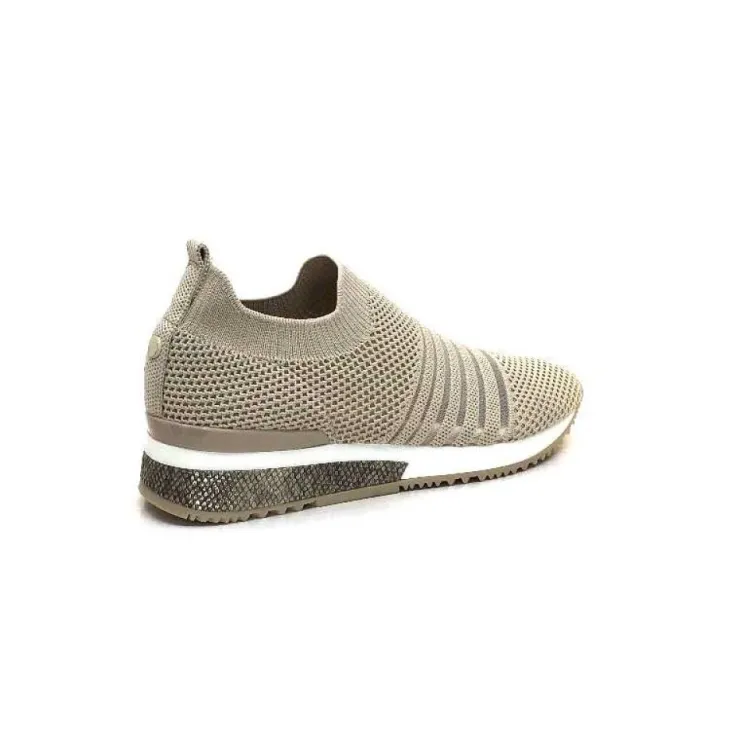 Ivoire0317a Ivoire 210.1377 Textile Beige*Femme Baskets