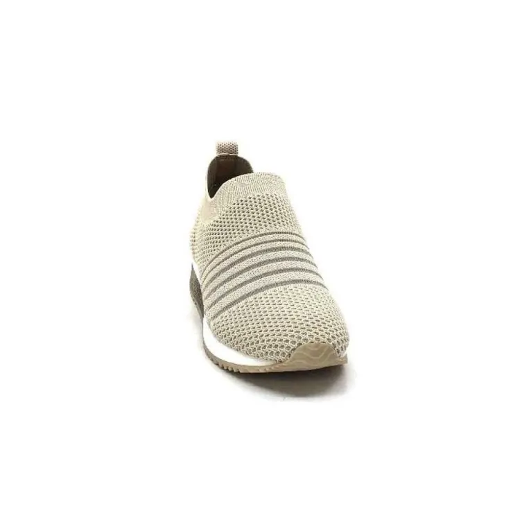 Ivoire0317a Ivoire 210.1377 Textile Beige*Femme Baskets