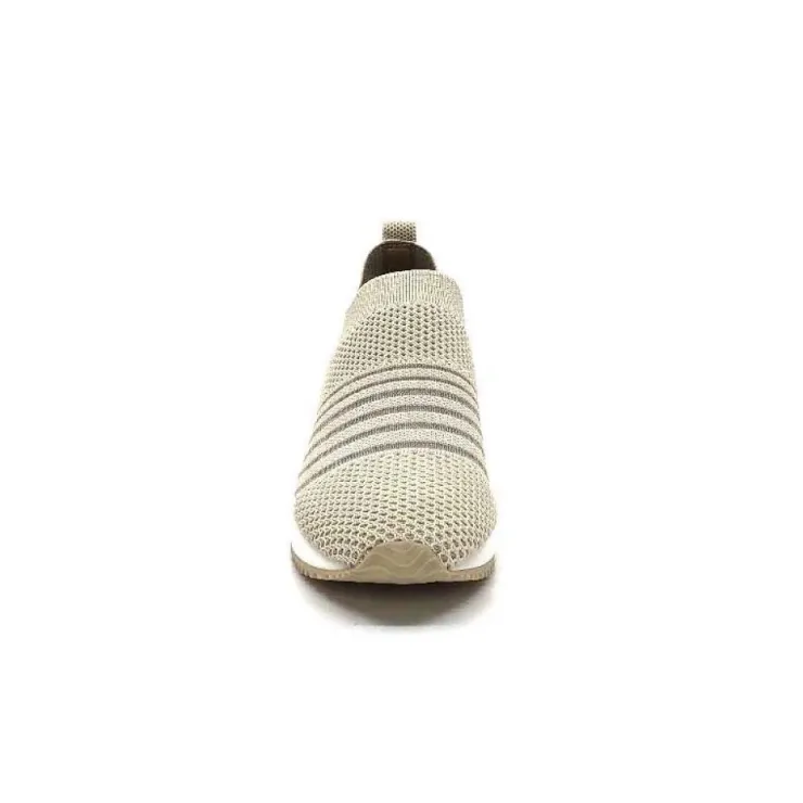 Ivoire0317a Ivoire 210.1377 Textile Beige*Femme Baskets