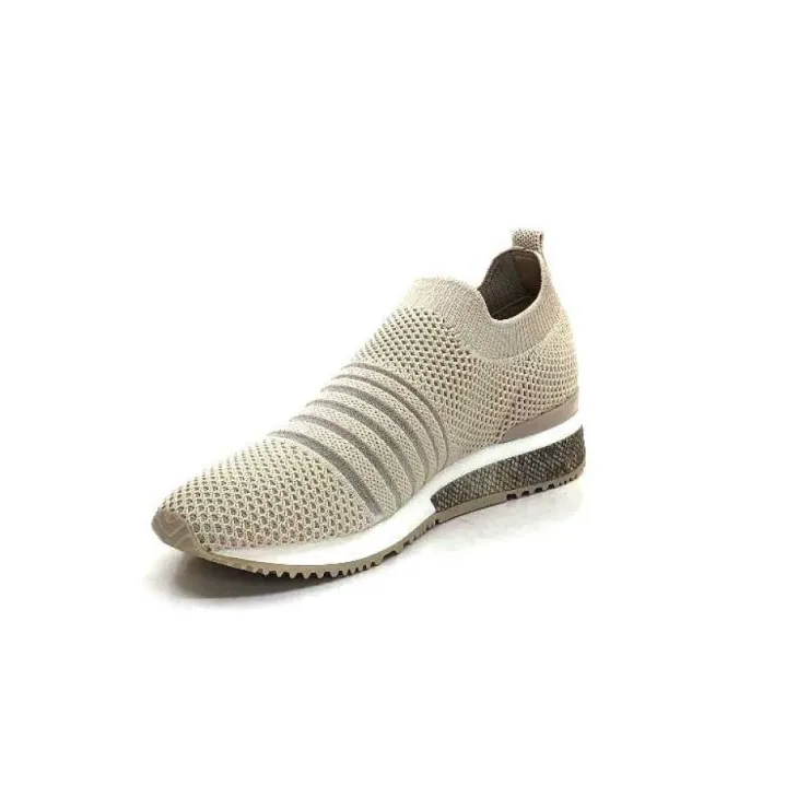 Ivoire0317a Ivoire 210.1377 Textile Beige*Femme Baskets