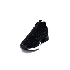 Ivoire0317a Ivoire 2203583-4501 Textile Noir*Femme Baskets