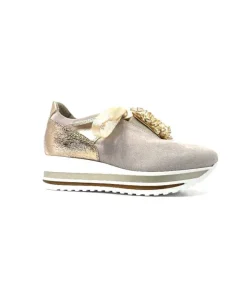 Ivoire0130a Ivoire 1A 4703 Nude*Femme Baskets