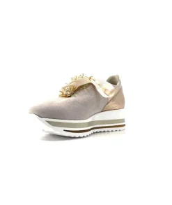 Ivoire0130a Ivoire 1A 4703 Nude*Femme Baskets