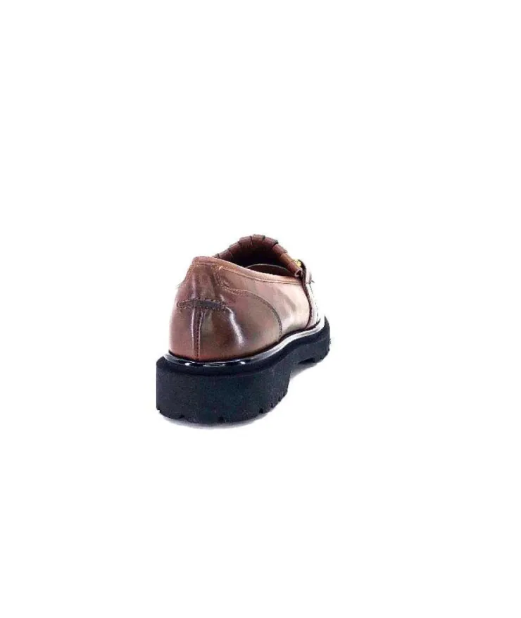 Ivoire0532 Ivoire A231 Cuir Marron*Femme Mocassins