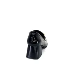 We Do Ivoire 11301A Cuir Vernis Noir*Femme Mocassins