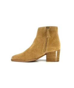 Ivoire0104a Ivoire A45151 Daim Tan*Femme Bottines Eté
