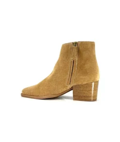 Ivoire0104a Ivoire A45151 Daim Tan*Femme Bottines Eté
