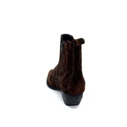 Ivoire0341a Ivoire Ar230 Daim Leo Moka*Femme Santiags