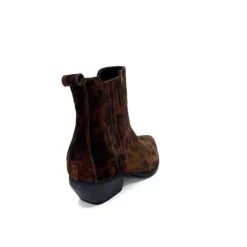 Ivoire0341a Ivoire Ar230 Daim Leo Moka*Femme Santiags