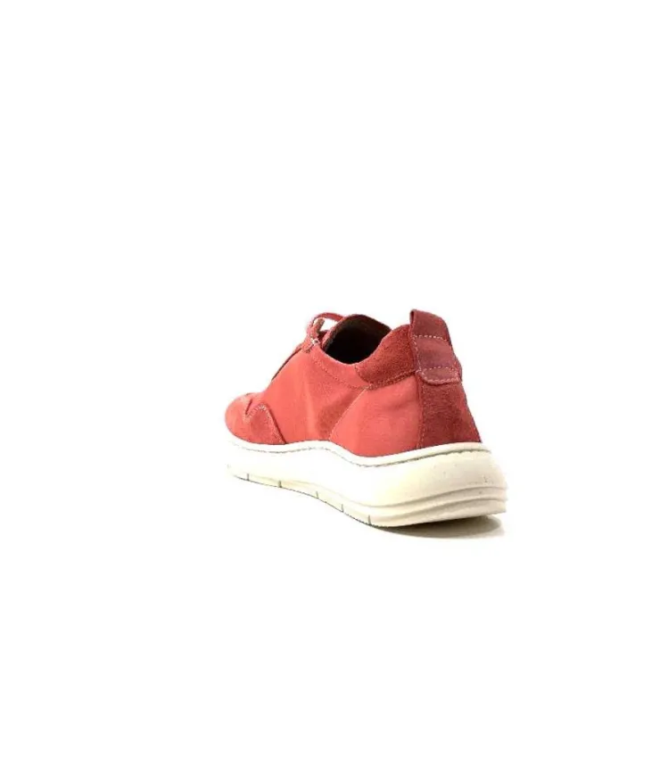 Ivoire0130a Ivoire 2B 4687 Textile Daim Corail*Femme Baskets