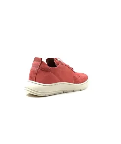Ivoire0130a Ivoire 2B 4687 Textile Daim Corail*Femme Baskets