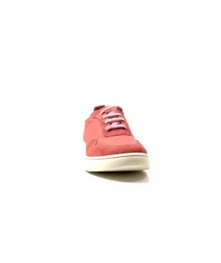Ivoire0130a Ivoire 2B 4687 Textile Daim Corail*Femme Baskets