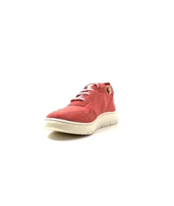 Ivoire0130a Ivoire 2B 4687 Textile Daim Corail*Femme Baskets
