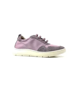 Ivoire0130a Ivoire 2B 4687 Textile Daim Lilla*Femme Baskets