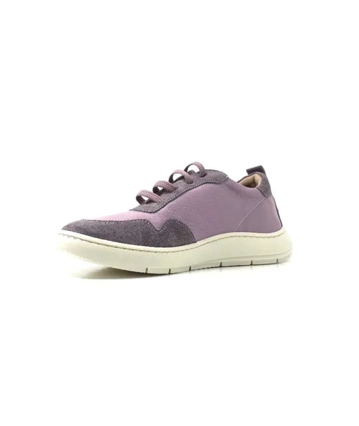 Ivoire0130a Ivoire 2B 4687 Textile Daim Lilla*Femme Baskets
