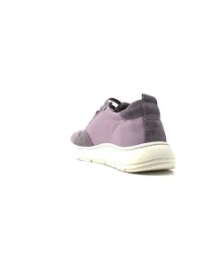 Ivoire0130a Ivoire 2B 4687 Textile Daim Lilla*Femme Baskets