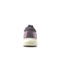 Ivoire0130a Ivoire 2B 4687 Textile Daim Lilla*Femme Baskets
