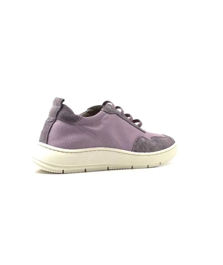 Ivoire0130a Ivoire 2B 4687 Textile Daim Lilla*Femme Baskets