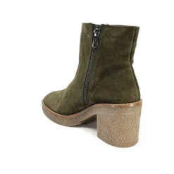 355-ivoire Ivoire B22302 Daim Kaki*Femme Bottines