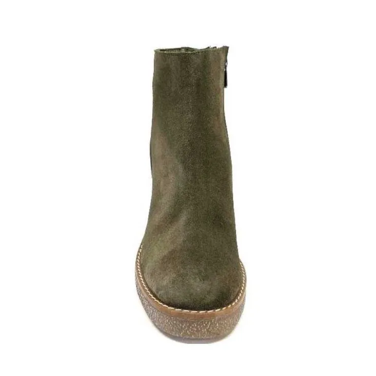 355-ivoire Ivoire B22302 Daim Kaki*Femme Bottines