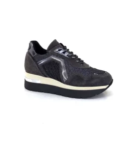 Ivoire0130a Ivoire 9B4425 Daim Piombo*Femme Baskets
