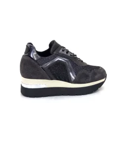 Ivoire0130a Ivoire 9B4425 Daim Piombo*Femme Baskets