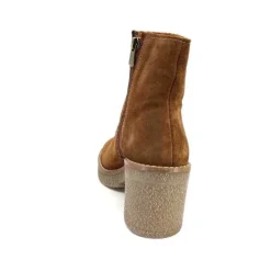 355-ivoire Ivoire B22302 Daim Tan*Femme Bottines