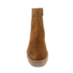 355-ivoire Ivoire B22302 Daim Tan*Femme Bottines