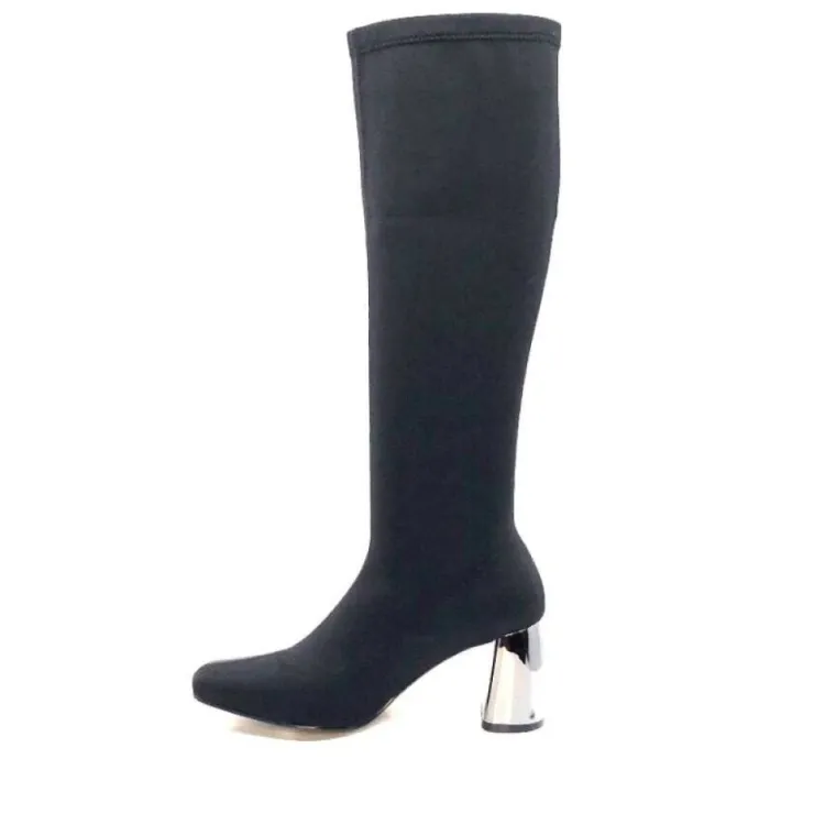 Ivoire0494a Ivoire B335-05 Microfibre Noir*Femme Bottes