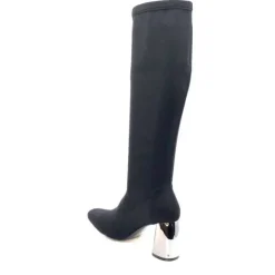 Ivoire0494a Ivoire B335-05 Microfibre Noir*Femme Bottes