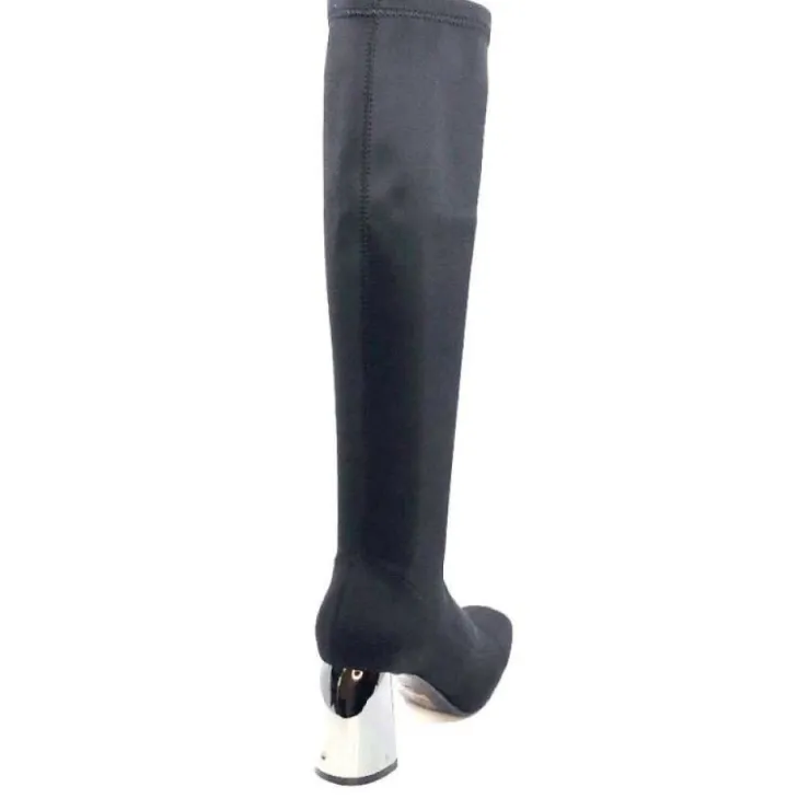 Ivoire0494a Ivoire B335-05 Microfibre Noir*Femme Bottes