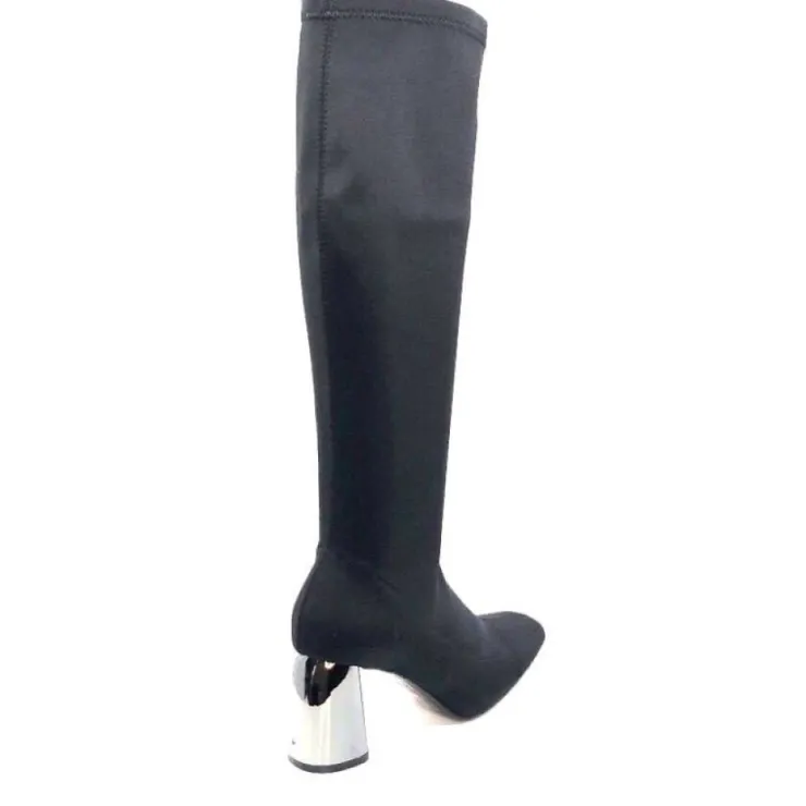 Ivoire0494a Ivoire B335-05 Microfibre Noir*Femme Bottes