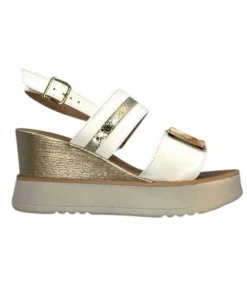 Ivoire0130a Ivoire 7C 4670Pe Cuir Blanc*Femme Plateformes