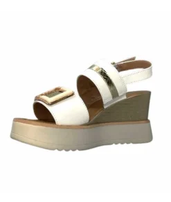 Ivoire0130a Ivoire 7C 4670Pe Cuir Blanc*Femme Plateformes