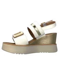 Ivoire0130a Ivoire 7C 4670Pe Cuir Blanc*Femme Plateformes
