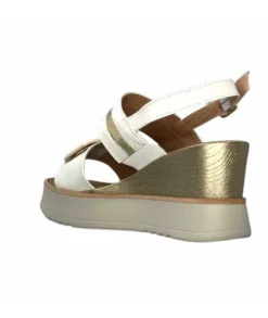 Ivoire0130a Ivoire 7C 4670Pe Cuir Blanc*Femme Plateformes