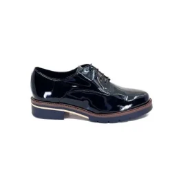 We Do Ivoire 22034Ct Vernis Cuir Vernis Noir*Femme Lacets