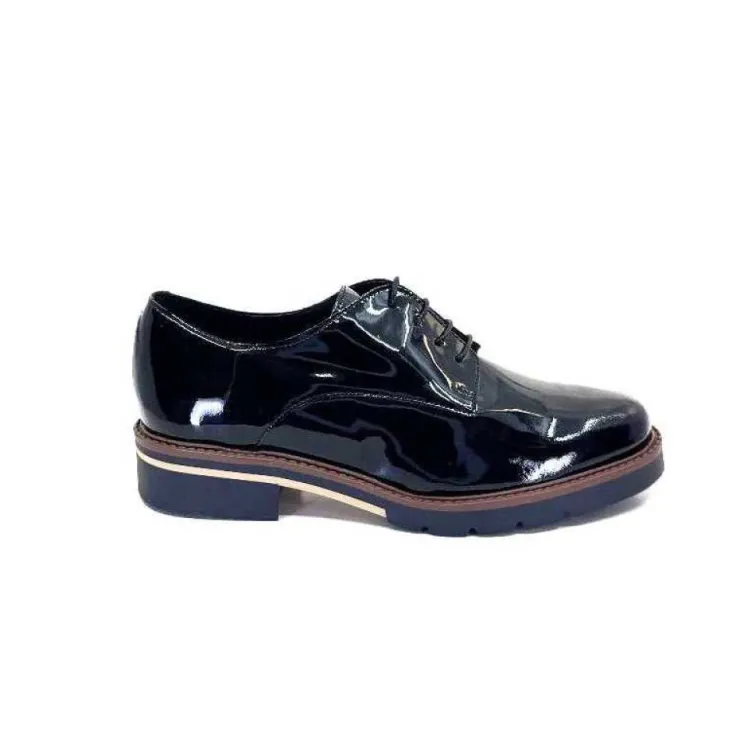 We Do Ivoire 22034Ct Vernis Cuir Vernis Noir*Femme Lacets
