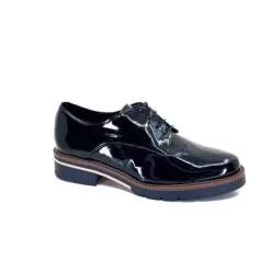 We Do Ivoire 22034Ct Vernis Cuir Vernis Noir*Femme Lacets