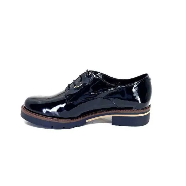 We Do Ivoire 22034Ct Vernis Cuir Vernis Noir*Femme Lacets