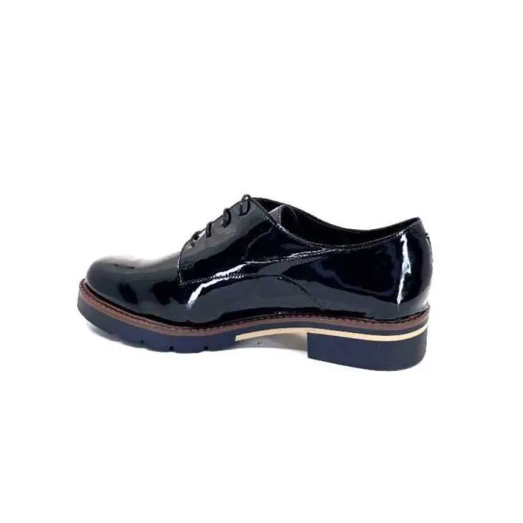 We Do Ivoire 22034Ct Vernis Cuir Vernis Noir*Femme Lacets