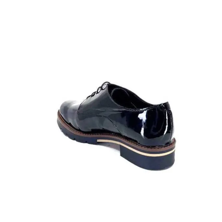 We Do Ivoire 22034Ct Vernis Cuir Vernis Noir*Femme Lacets