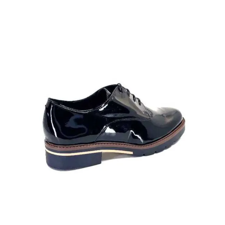 We Do Ivoire 22034Ct Vernis Cuir Vernis Noir*Femme Lacets