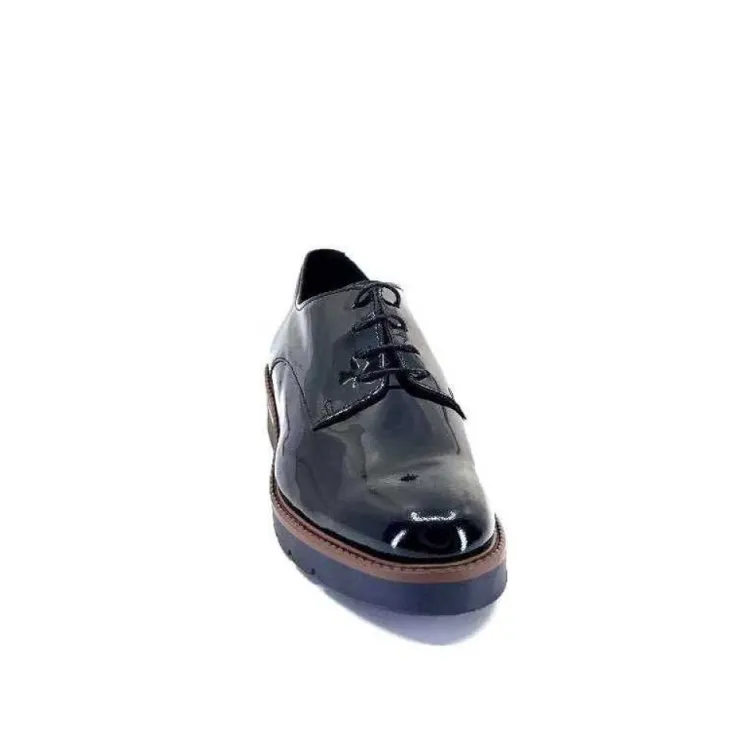 We Do Ivoire 22034Ct Vernis Cuir Vernis Noir*Femme Lacets