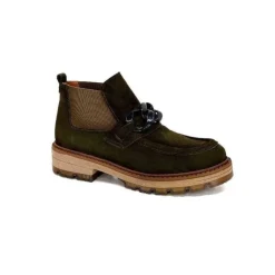 Ivoire0036a Ivoire Cv5057 Daim Kaki*Femme Bottines