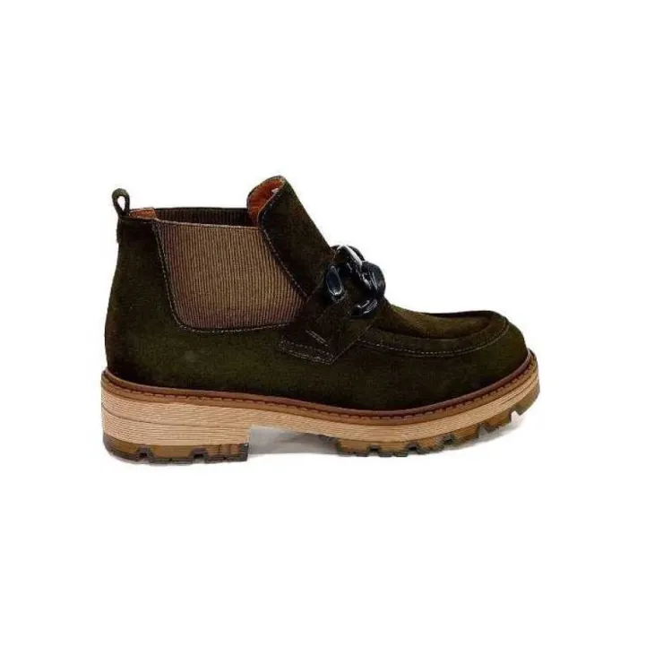 Ivoire0036a Ivoire Cv5057 Daim Kaki*Femme Bottines