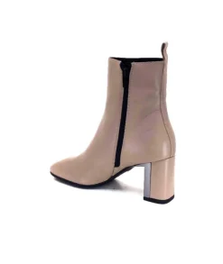 Ivoire0330 Ivoire E752 Cuir Corda*Femme Bottines