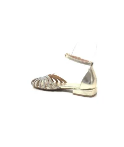 s.piero Ivoire E35.018 Cuir Or*Femme Sandales